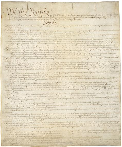 First Paragraph Of The Constitution