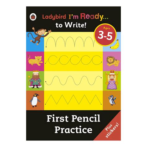 first pencil practice ladybird i m ready to write