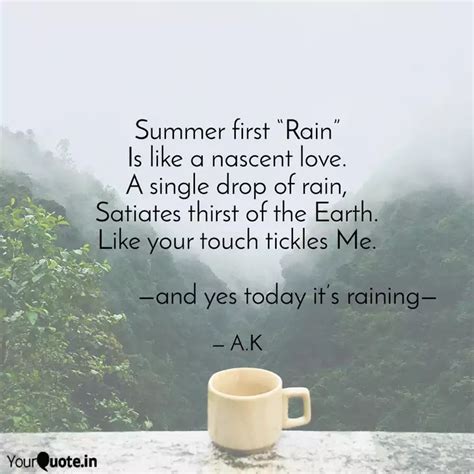 First Rain Quotes