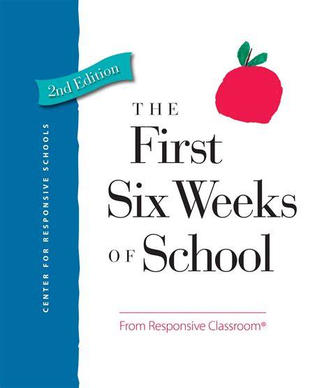 First Six Weeks Of School Lesson Plans