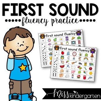 First Sound Fluency Freebie Miss Kindergarten First Sound Fluency Activities - First Sound Fluency Activities