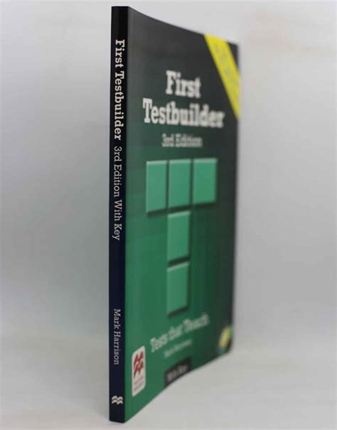 First Testbuilder 3rd Edition Students Book Pack With Key