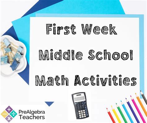 First Week Middle School Math Activities And Plans Middle School Math Lesson Plans - Middle School Math Lesson Plans