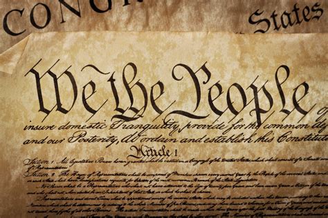 First Words In The Constitution