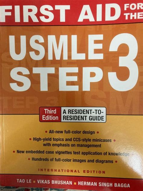 Read First Aid Step 3 Third Edition 