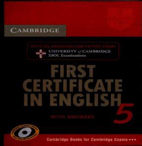 Read Online First Certificate In English 5 With Answers 