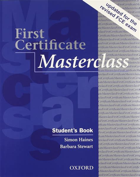 Read First Certificate Masterclass Workbook With Key 