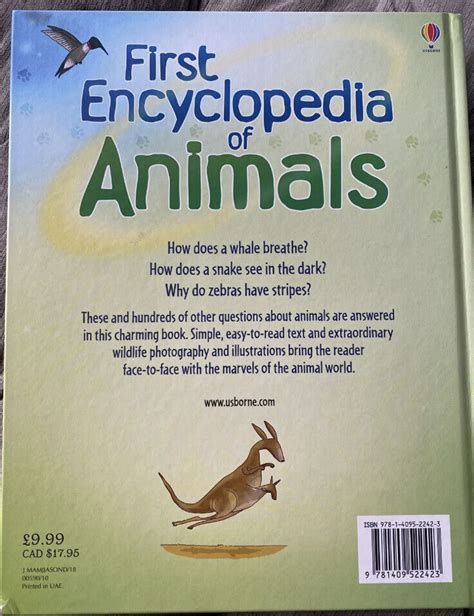 Full Download First Encyclopedia Of Animals Usborne First Encyclopedias 