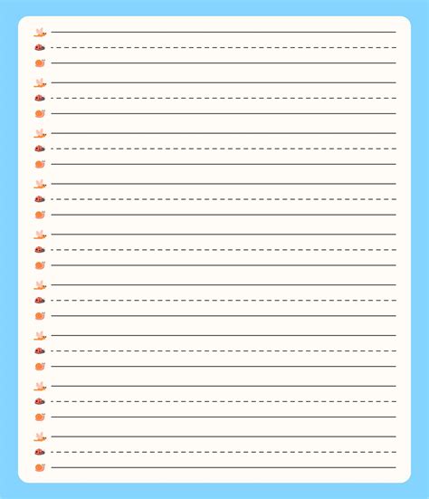 Download First Grade Printable Writing Paper 