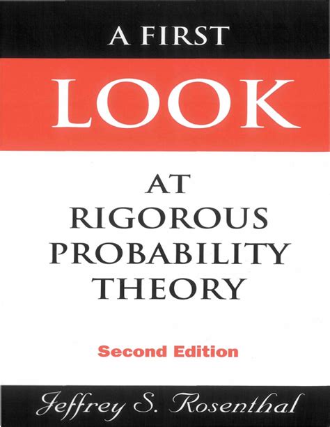 Full Download First Look At Rigorous Probability Theory 2Nd Edition 