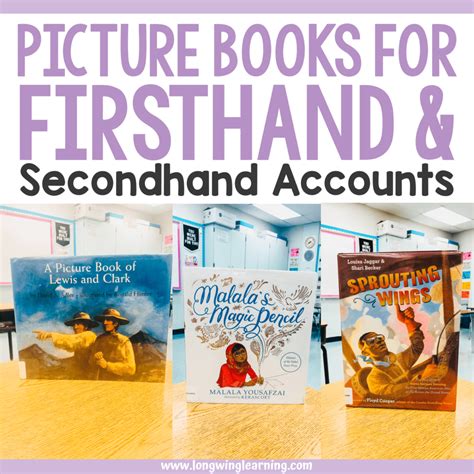 Firsthand And Secondhand Accounts Picture Books To Share First And Secondhand Accounts 4th Grade - First And Secondhand Accounts 4th Grade