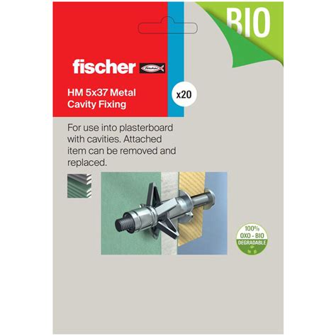 fischer Metal cavity fixing HM 5 x 65 H with angle hook