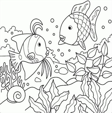 Fish Coloring Pages Fish Coloring Pages For Preschool - Fish Coloring Pages For Preschool