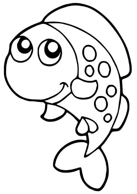 Fish Coloring Pages Free Printable Coloring Pages For Fish Picture For Colouring - Fish Picture For Colouring