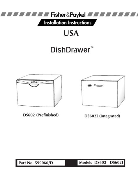 Read Fisher And Paykel Dishdrawer Manual 