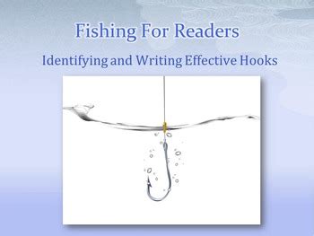 Fishing For Readers Identifying And Writing Effective Opening Writing A Hook Worksheet - Writing A Hook Worksheet