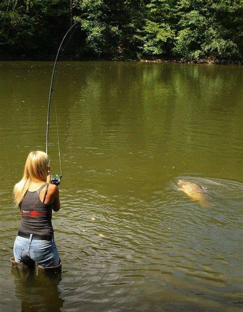 fishing in nude