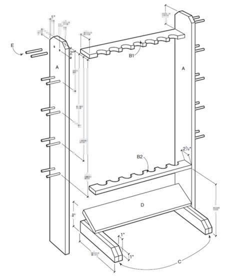fishing rod rack plans