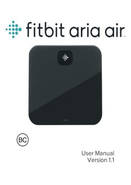 Full Download Fitbit Aria User Guide 