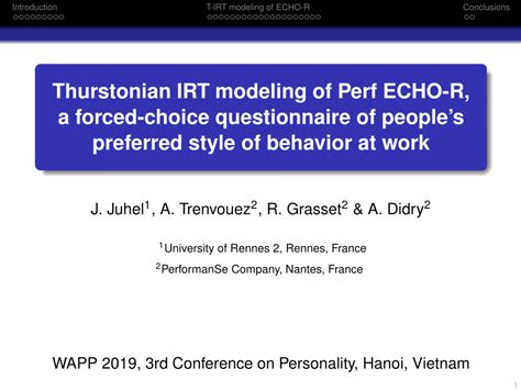 Full Download Fitting A Thurstonian Irt Model To Forced Choice Data 