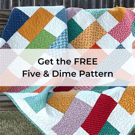 five and dime quilt tutorial theartofdoingstuff