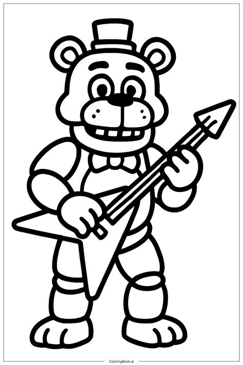 Five Nights At Freddy's Para Colorear