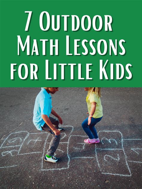 Five Outdoor Math Activities For Your Kids The Math Activities For School Agers - Math Activities For School Agers