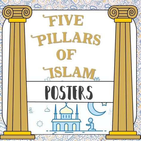 Five Pillars Of Islam Posters Made By Teachers The Five Pillars Of Islam Worksheet - The Five Pillars Of Islam Worksheet