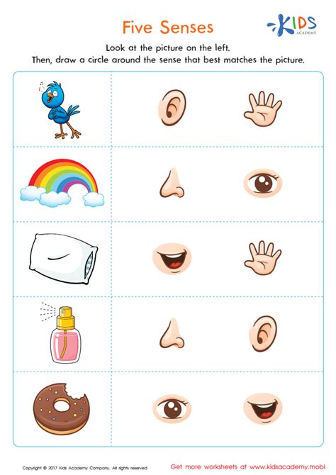 Five Senses Worksheets For Preschool Pdf Mark Library Preschool Worksheet Sense  Taste - Preschool Worksheet Sense: Taste