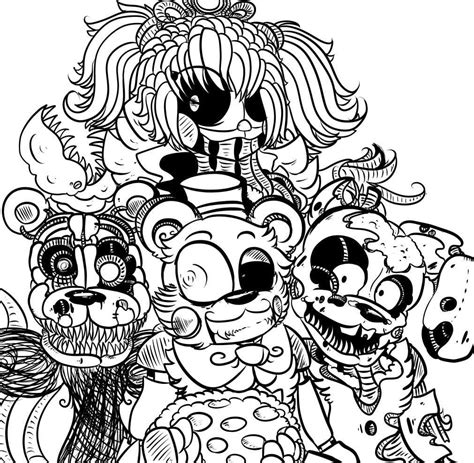 Full Download Five Nights At Freddys Coloring Book Color All Your Favorite Characters 