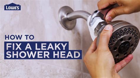 fix leaking shower head