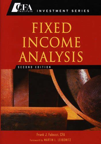 Read Fixed Income Analysis Second Edition Fabozzi 