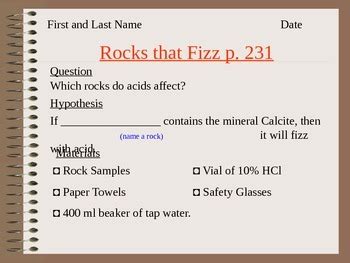 Fizz Check Lab Answers