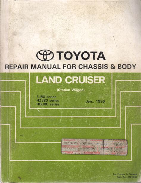 Read Fj80 Chassis Manual 