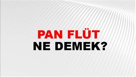 flüt ne demek