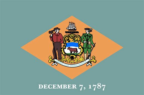 Flag Of Delaware Culture Wikia Fandom Delaware Flag Coloring Page - Delaware Flag Coloring Page