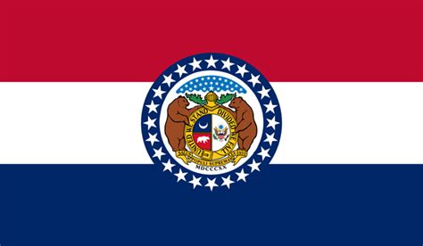Flag Of Missouri Wikipedia Missouri State Flag Coloring Page - Missouri State Flag Coloring Page