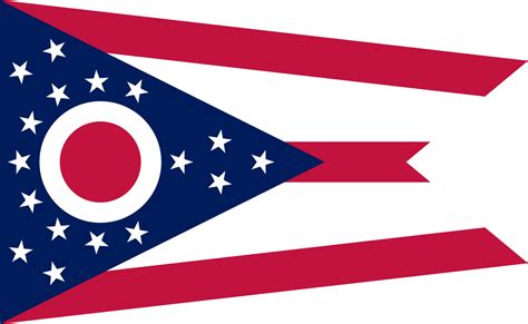 Flag Of Ohio Wikipedia Ohio Flag Coloring Page - Ohio Flag Coloring Page