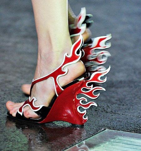 Flaming heels