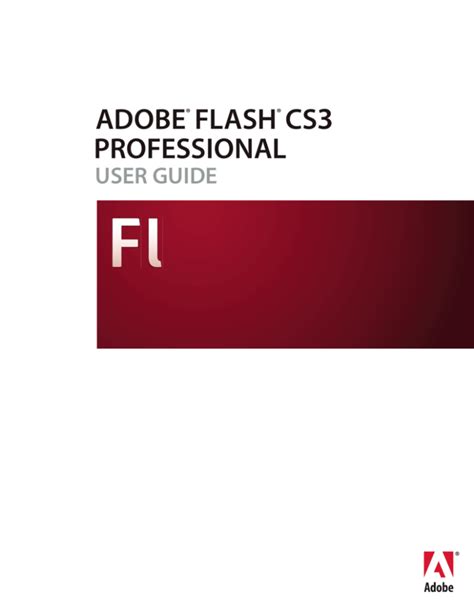 Read Flash Cs3 User Guide 