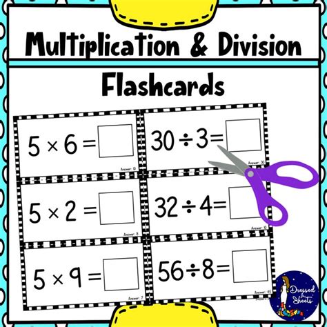 Flashcards Factmonster Multiplication And Division Fact Practice - Multiplication And Division Fact Practice
