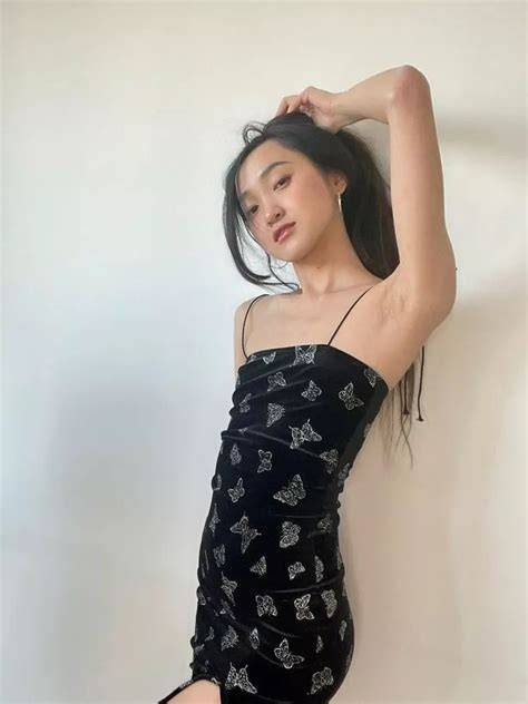 flat chested asian nude