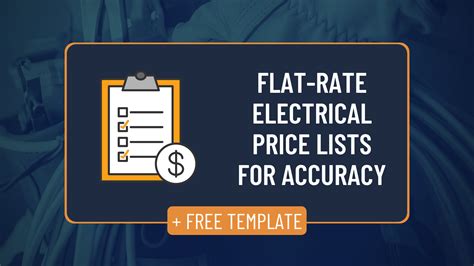 Flat Rate Electrical Pricing Guide