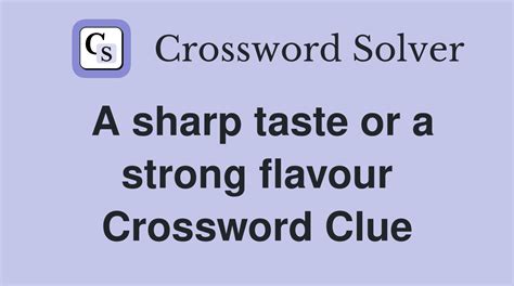 flavor to taste Crossword Clue Wordplays.com