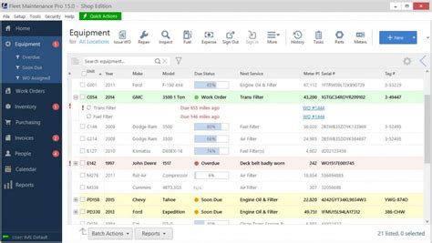Fleet Maintenance Software Download User Manual