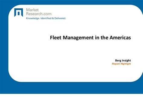 Read Online Fleet Management In The Americas Berg Insight Pdf 
