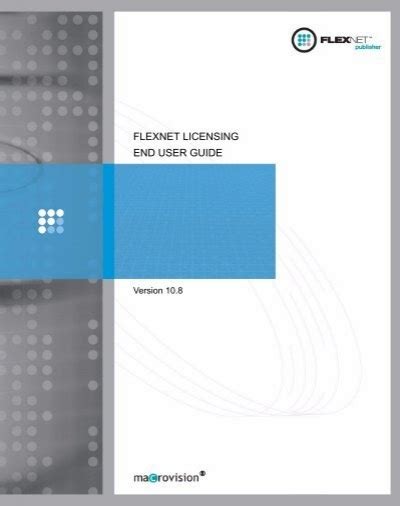 Full Download Flexnet Licensing End User Guide 