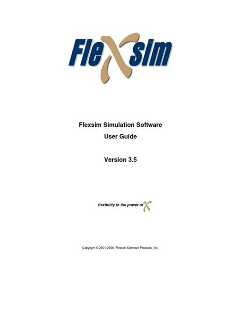 Full Download Flexsim User Guide 