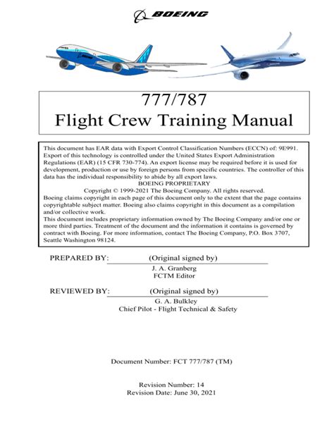 Flight Crew Training Manual