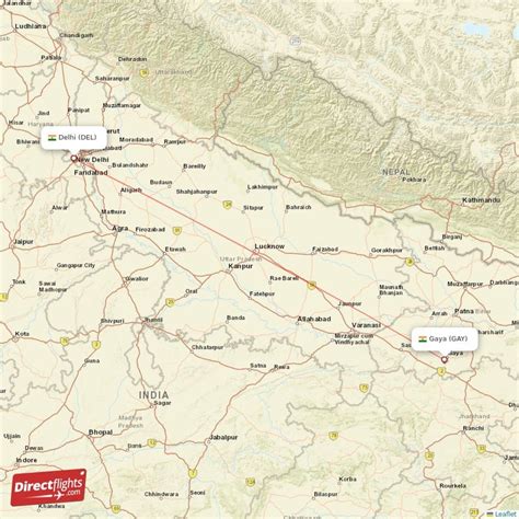 flight from delhi to gaya